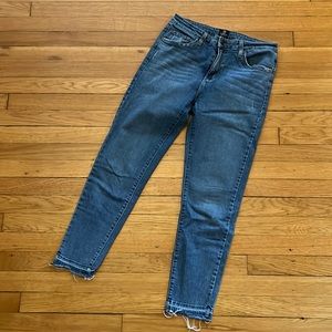 Just Black Cropped Skinny Jeans Size 30